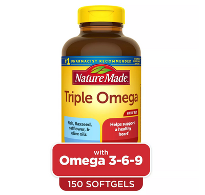 Nature Made Triple Omega 3 - 6 - 9 Softgels - 150ct