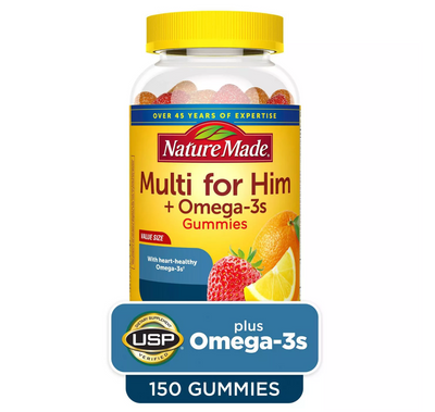 Nature Made Multi for Him Plus Omega-3 Gummies