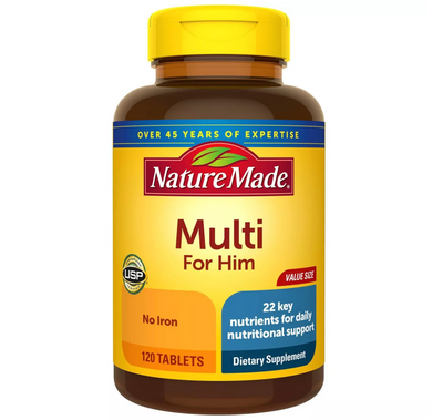 Nature Made Value Size Men's Multivitamin Tablets - 120ct