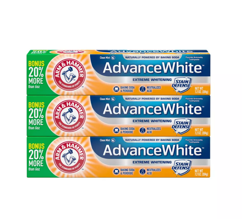Arm & Hammer Advance White Extreme Whitening Toothpaste (7.2 oz 3 pk)