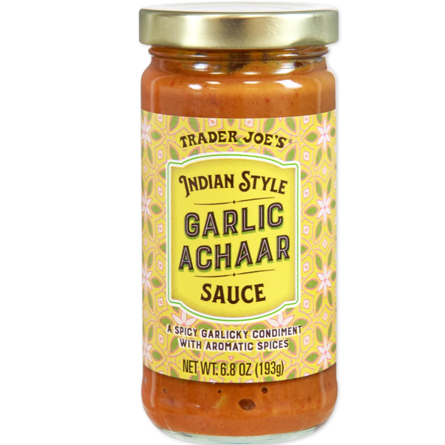 Trader Joe's Indian Style Garlic Achaar Sauce (6.8 oz) Wow Padala