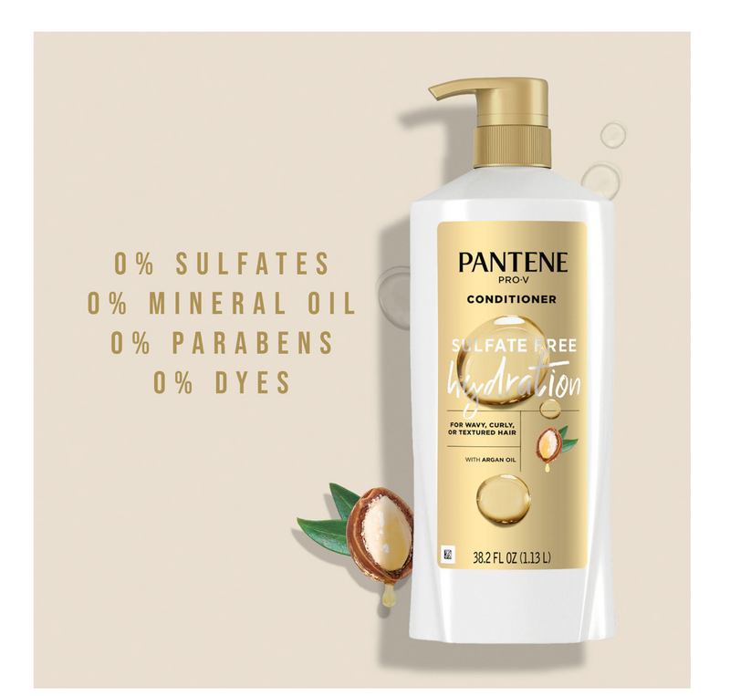 Pantene Pro-V Sulfate Free Hydration Conditioner with Argan Oil (38.2 fl oz)