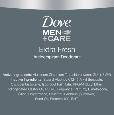 Dove Men+Care Antiperspirant Deodorant Extra Fresh (2.7 oz 5 pk )