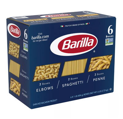 Barilla Pasta Variety Pack (16 oz 6 pk)