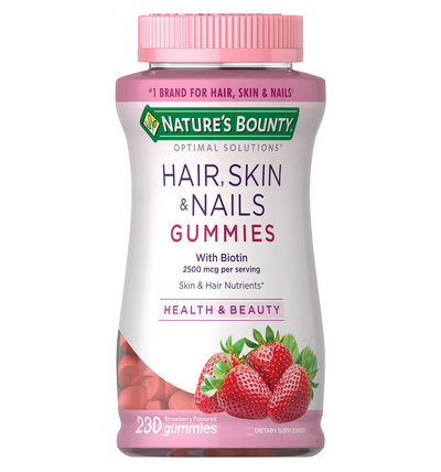 Nature's Bounty Hair Skin and Nails Vitamins With Biotin, Gummies (230 ct.)