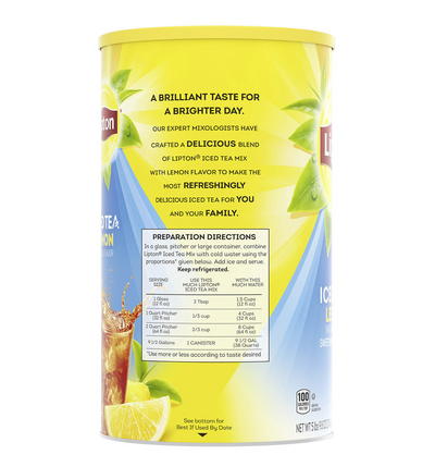 Lipton Sweetened Iced Tea Mix - Lemon (89.8 oz.)