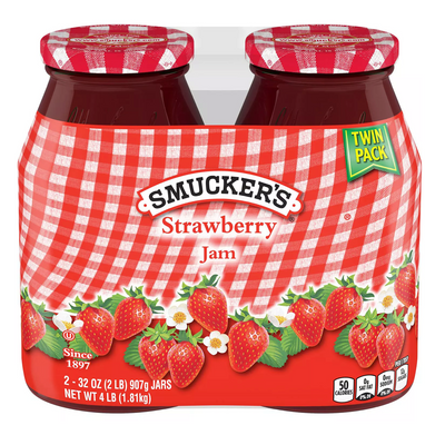 Smucker's Strawberry Jam (64 oz 2 pk)