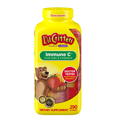 L'il Critters Kids' Immune C Plus Zinc and Vitamin D (290 ct)