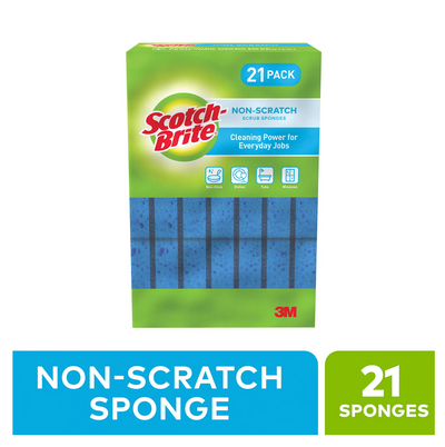 Scotch-Brite® Non-Scratch Scrub Sponge (21 ct.)