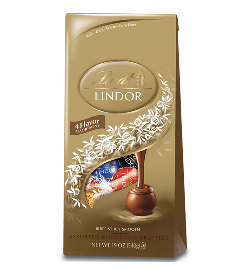 Lindt Chocolate Assorted Lindor Truffle Bag (19 oz)