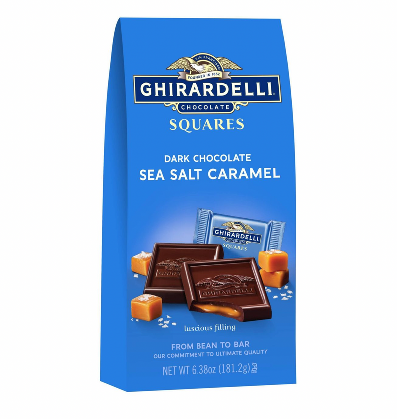 Ghirardelli Dark Sea Salt Caramel Chocolate Squares (6.38oz)