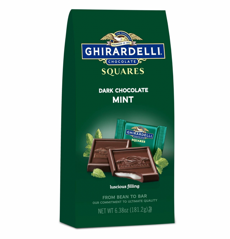 Ghirardelli Dark Chocolate Mint Squares (6.38oz)