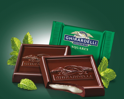 Ghirardelli Dark Chocolate Mint Squares (6.38oz)