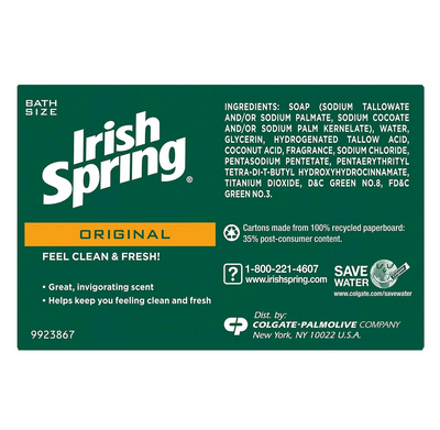 Irish Spring Original Deodorant Soap (3.7 oz 20 ct)