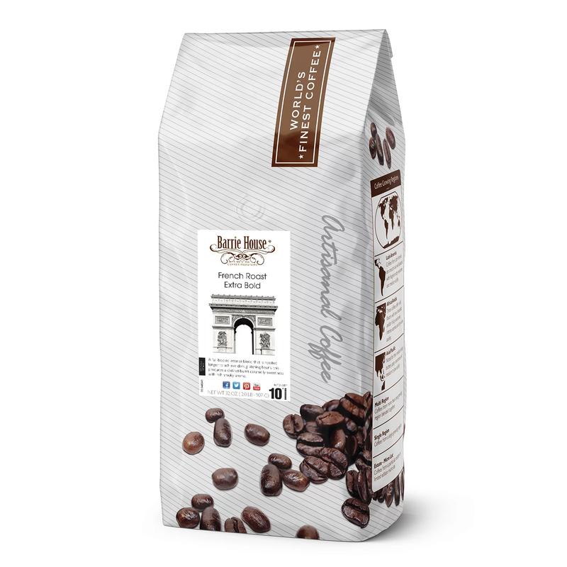 Barrie House Whole Bean Coffee Extra Bold French Roast (32 oz)