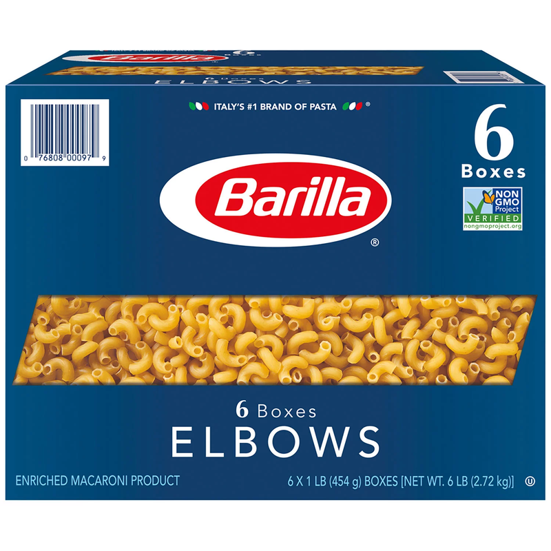 Barilla Elbow Pasta (1 lb 6 pk)