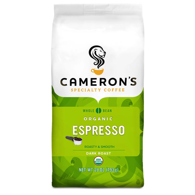 Cameron's Coffee Organic Whole Bean Espresso (28 oz)