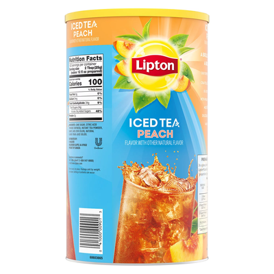 Lipton Sweetened Iced Tea Mix, Peach (89.8 oz)