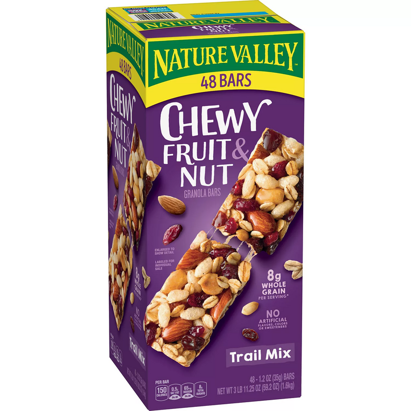Nature Valley Chewy Trail Mix Fruit & Nut Granola Bars (48 ct)
