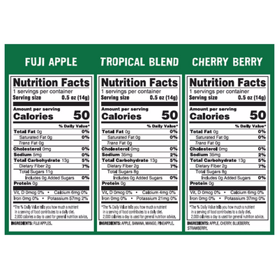 Sensible Foods Crunch Dried Fruit Variety Pack (10 oz 20 pk)