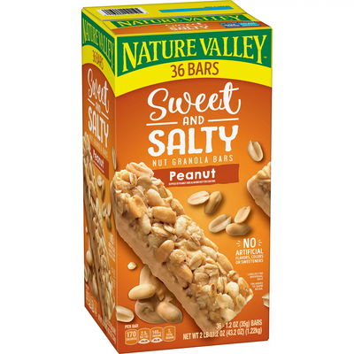 Nature Valley Sweet and Salty Nut Peanut Granola Bars (36 ct)