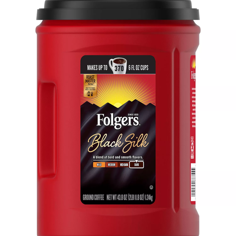 Folgers Black Silk Coffee (43.8 oz)
