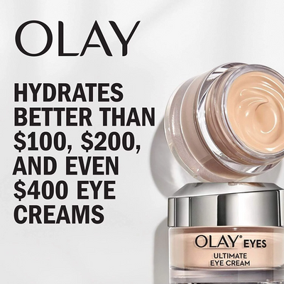 Olay Ultimate Eye Cream for Wrinkles, Puffy Eyes + Dark Circles (0.4 fl oz 2 pk)