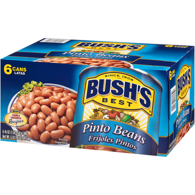 Bush's Pinto Beans (16 oz 6 pk)