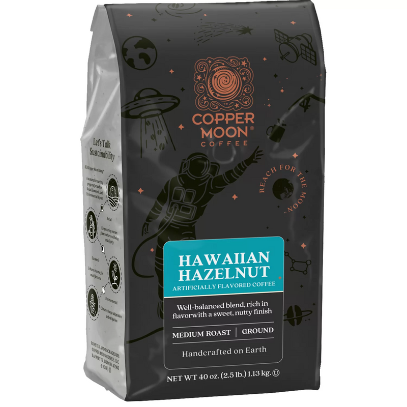 Copper Moon World Coffee, Hawaiian Hazelnut (40 oz)