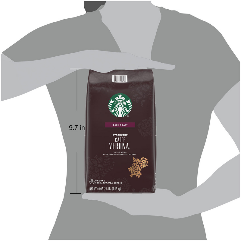 Starbucks Dark French Roast Ground Coffee (40 oz)