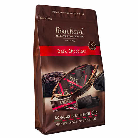 Bouchard Belgian Napolitains Premium Dark Chocolate (32 oz 2pack)