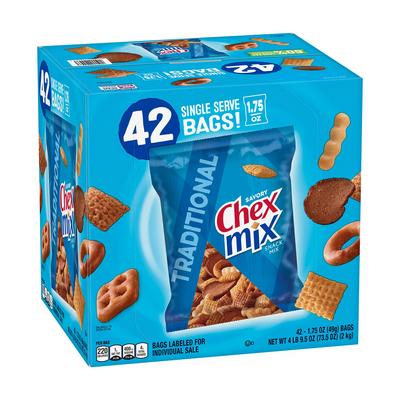 Chex Mix Traditional Savory Snack Mix (42 pk)