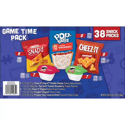 Kellogg's Game Time Snacks, Variety Pack (38 pk)