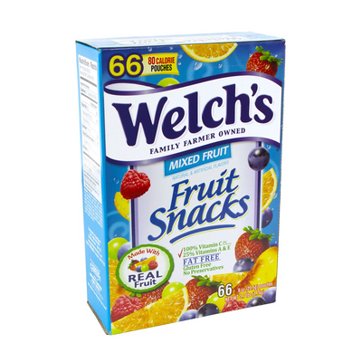 Welch's Mixed Fruit Snacks (0.9 oz 66 pk)