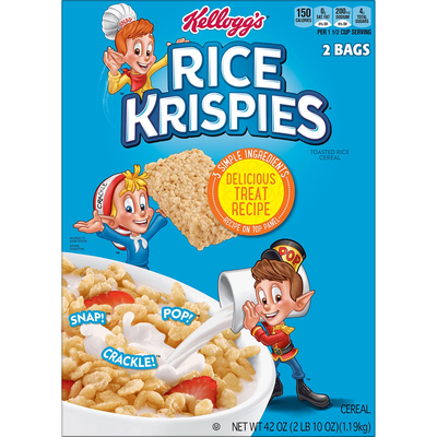 Kellogg's Rice Krispies Breakfast Cereal (42 oz 2 pk)