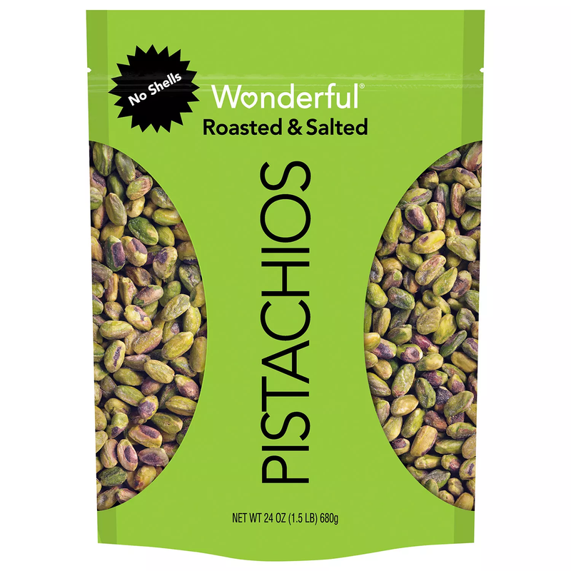 Wonderful Pistachios Shelled Roasted and Salted (24 oz)