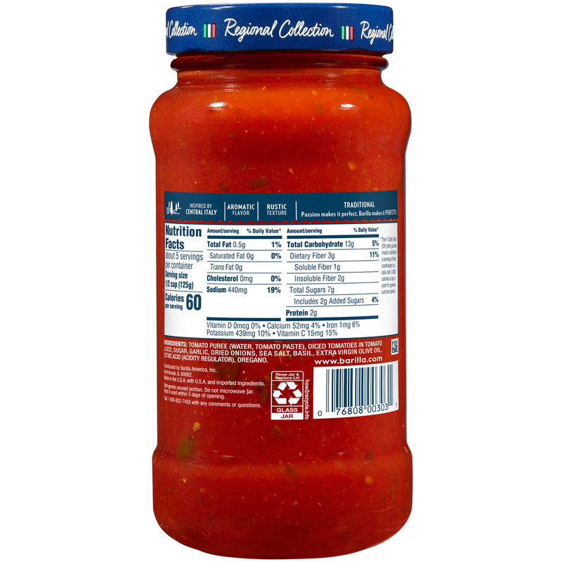 Barilla® Traditional Tomato Pasta Sauce 24 oz