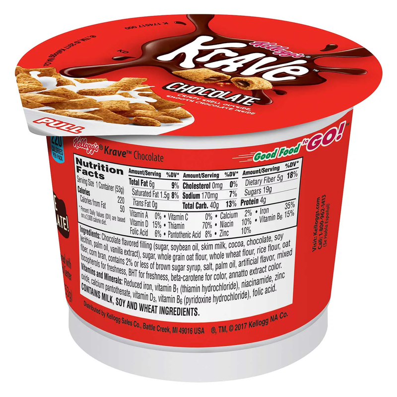 Kellogg’s Krave Chocolate Breakfast Cereal (12 pk)
