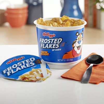 Kellogg's Frosted Flakes Breakfast Cereal in a Cup (12 ct)