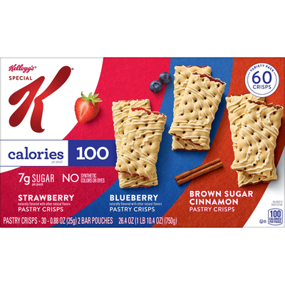 Kellogg's Special K Pastry Crisps, Variety Pack (60 ct)