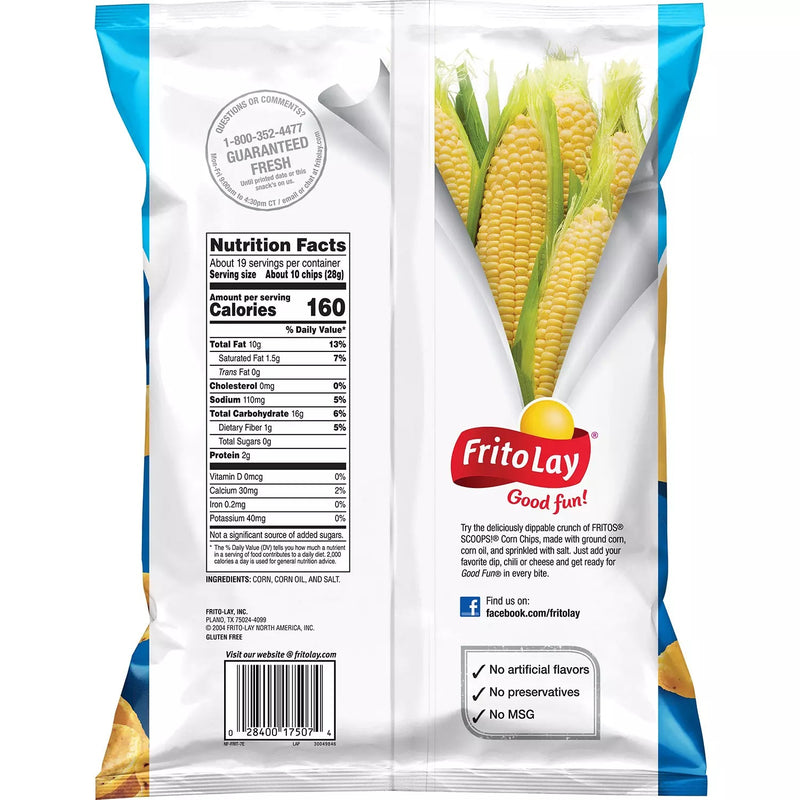 Fritos Scoops Corn Snacks (19.125 oz)