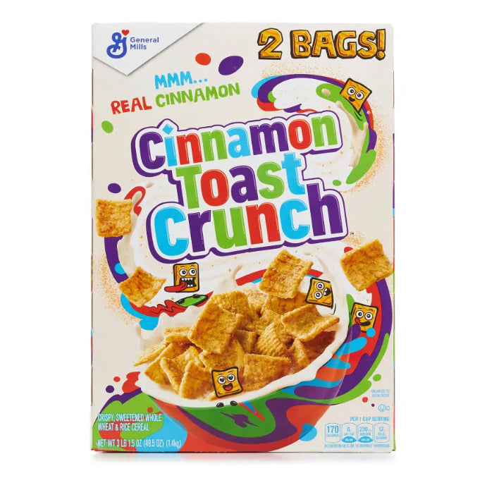 Cinnamon Toast Crunch Cereal (49.5 oz 2 pk)