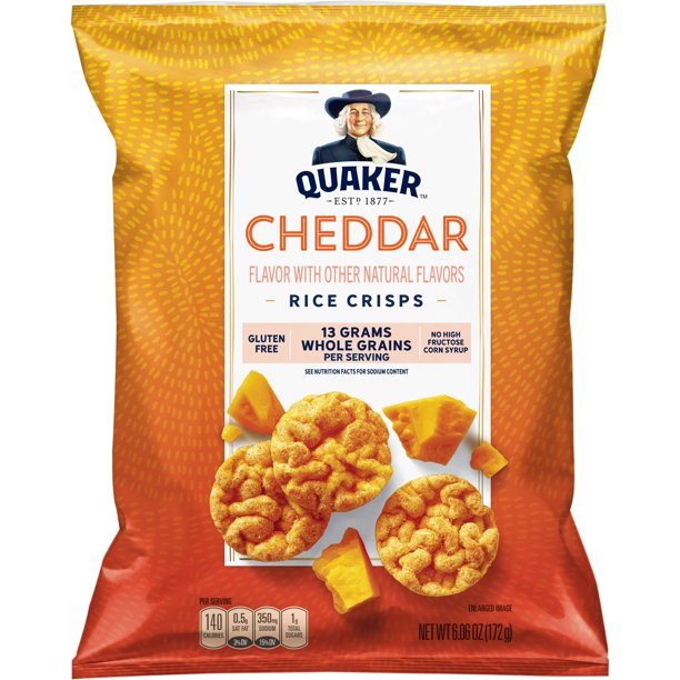 Quaker Rice Crisps Cheddar Cheese (6.06 oz)