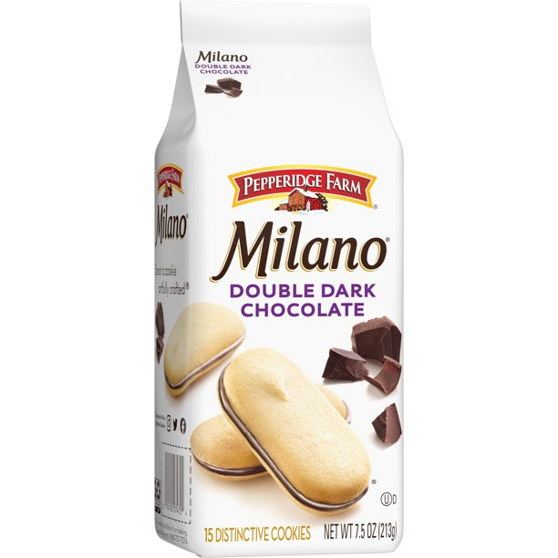 Pepperidge Farm Milano Double Dark Chocolate Cookies (7.5 oz Bag)