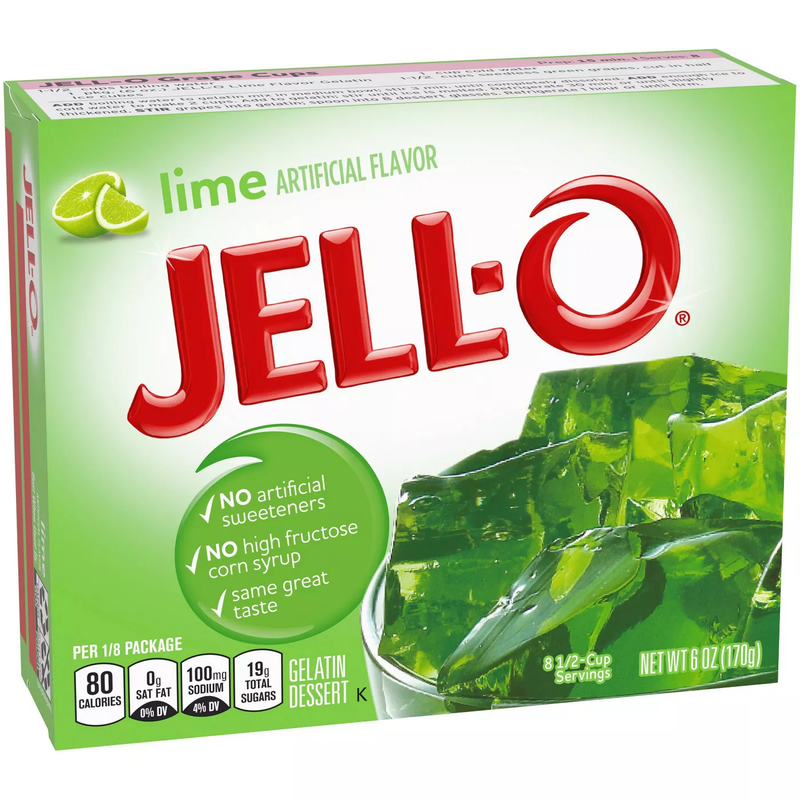 JELL-O Lime Gelatin (6oz)