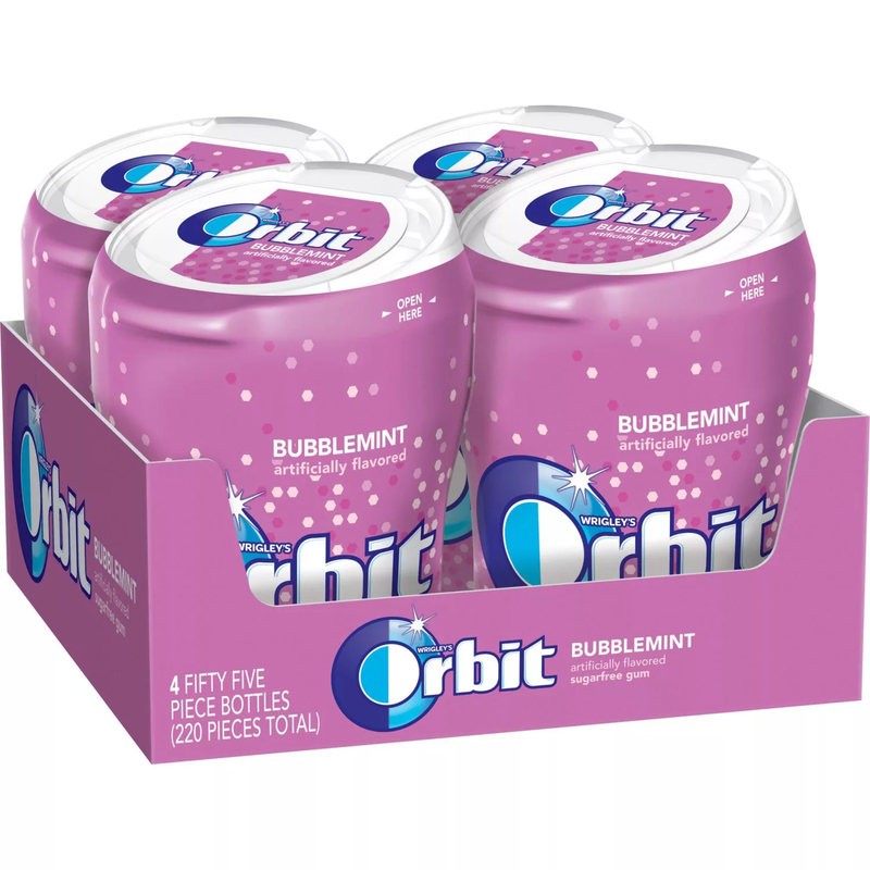 Orbit Gum Bubblemint (55 ct 4 pks)