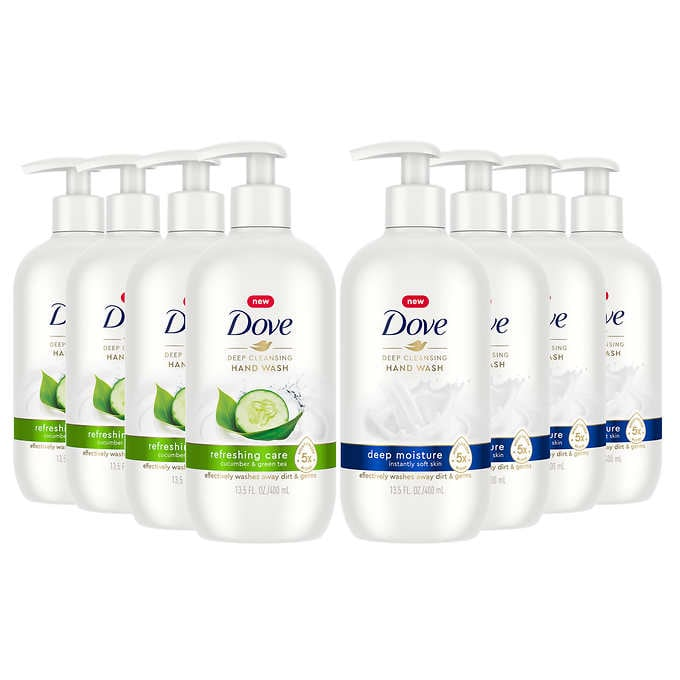 Dove Deep Cleansing Hand Wash (13.5 fl oz 8-pack)
