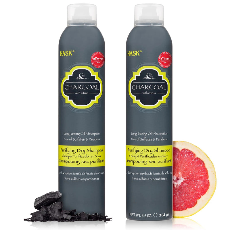 HASK Charcoal Purifying Dry Shampoo (6.5 oz, 2 pk)