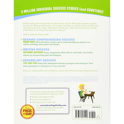 5th Grade Jumbo Reading Success Workbook: 3 in 1