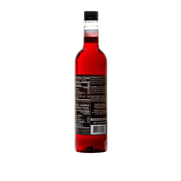 DaVinci Gourmet Sugar-Free Raspberry Beverage Syrup (750 ml)